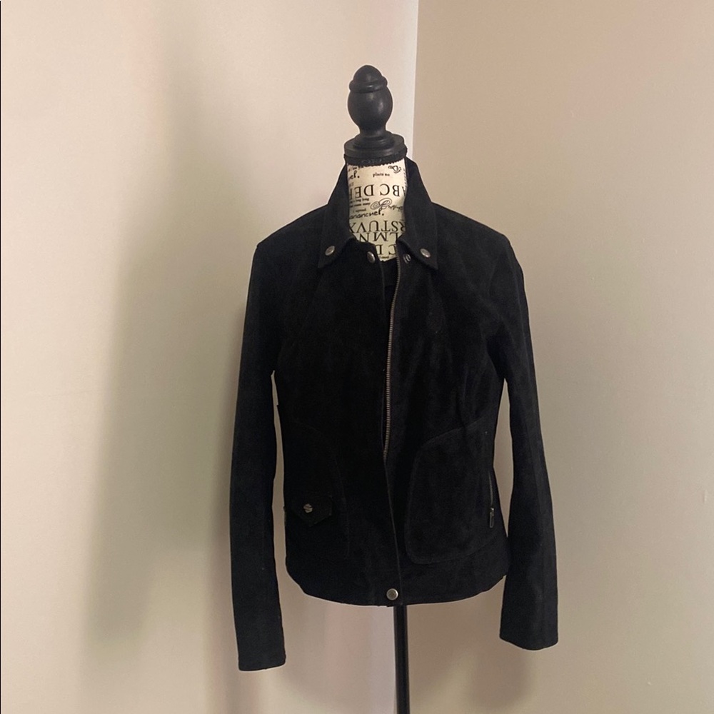 Black Suede Women's Jacket